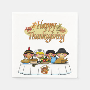 Paper Napkins Thanksgiving