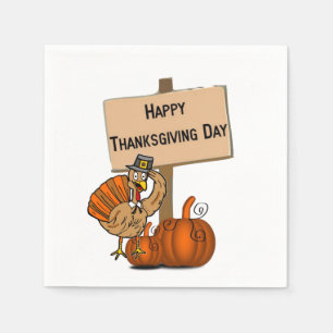 Paper Napkins Thanksgiving