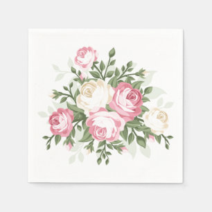 Paper Napkins Vintage Roses