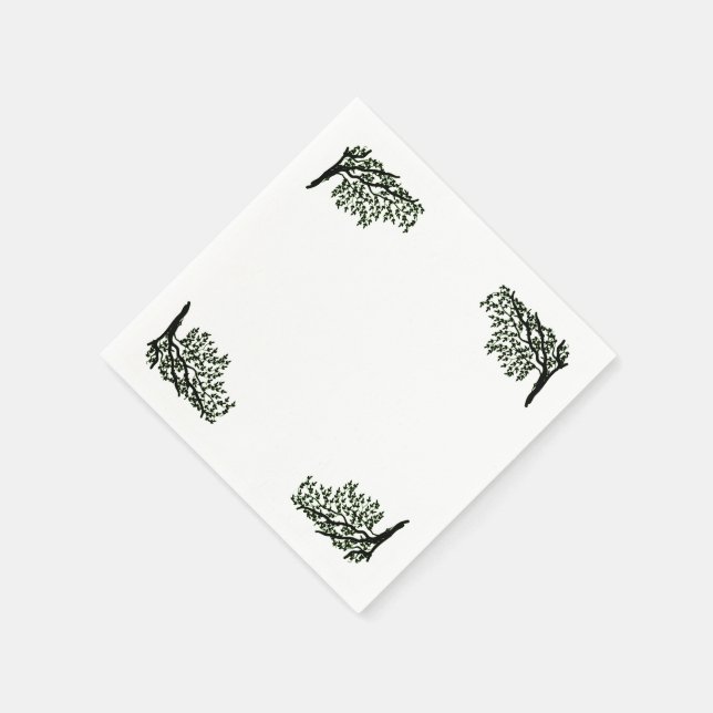 Paper Napkins - Weeping Tree (Corner)