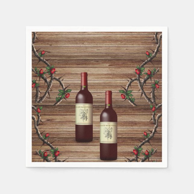 Paper Napkins Wine (Front)