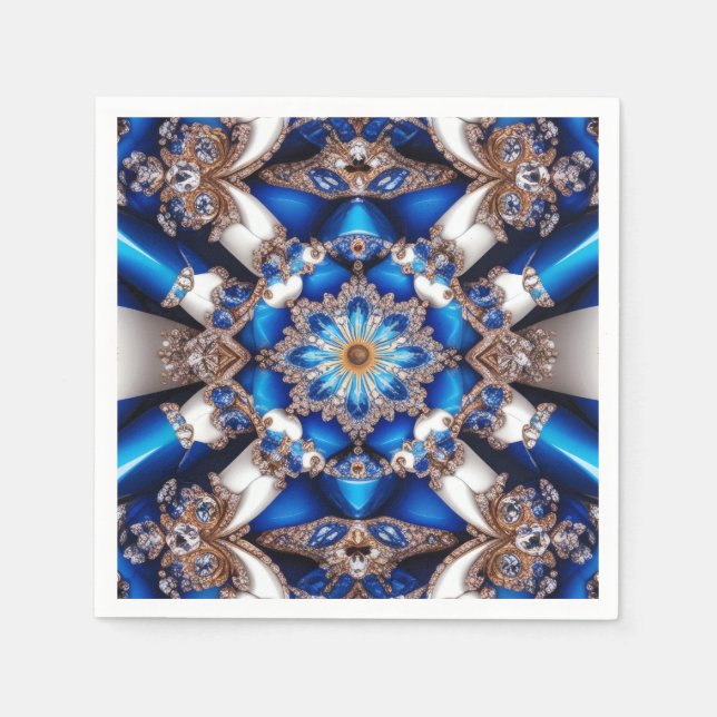 Paper napkins with Argentinian Colours Design (Front)