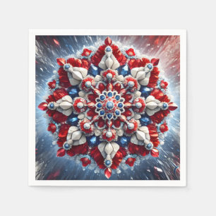 Paper napkins with Norwegian Colours Design