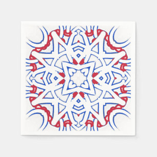 Paper Nepkins, An Elegant classic geometric patter Napkin