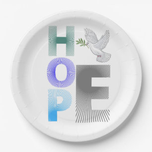 Paper & Party Plates Hope - Christian Faith