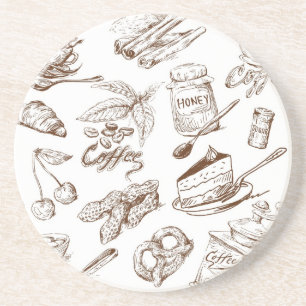 Paper pattern coaster