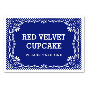 Paper Picado Colourful Mexican Wedding Buffet Table Number