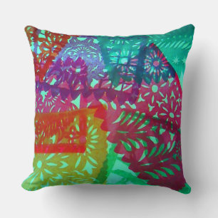 Paper Picado (Papel Picado) Plate Cushion