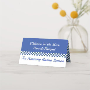 Paper Place Setting Sport Themed Place Card