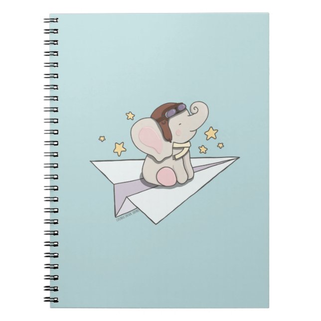 Paper Plane Aviator Notebook (Front)
