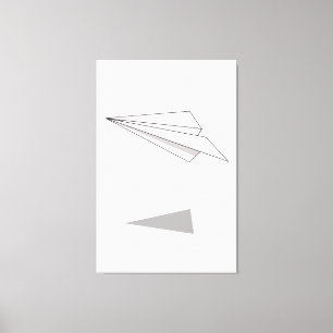 Paper Plane Canvas Print