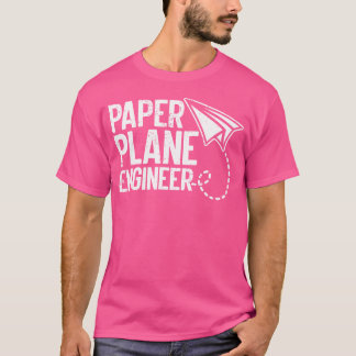 Paper Plane Engineer Aeroplane Origami Paper Plane T-Shirt