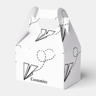 Paper Plane Flying Thunder_Cove Favour Box