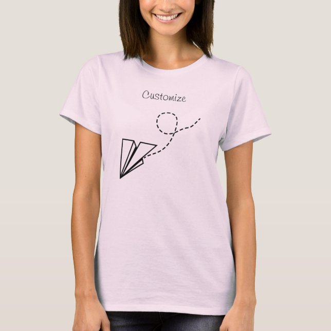 Paper Plane Flying Thunder_Cove T-Shirt (Front)