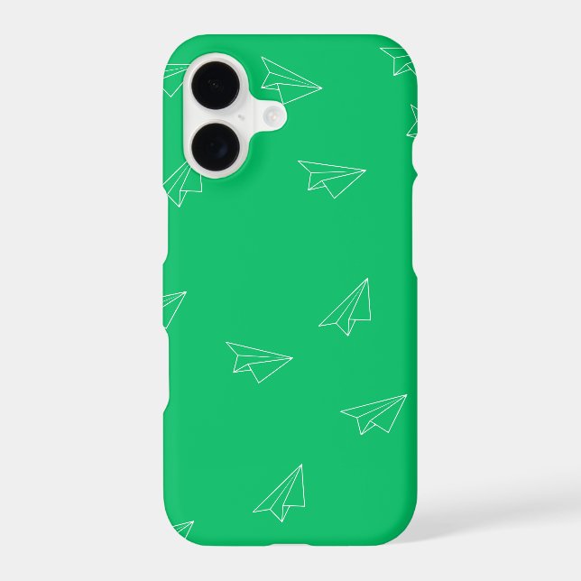 Paper Plane Pattern Phone Case (Back)