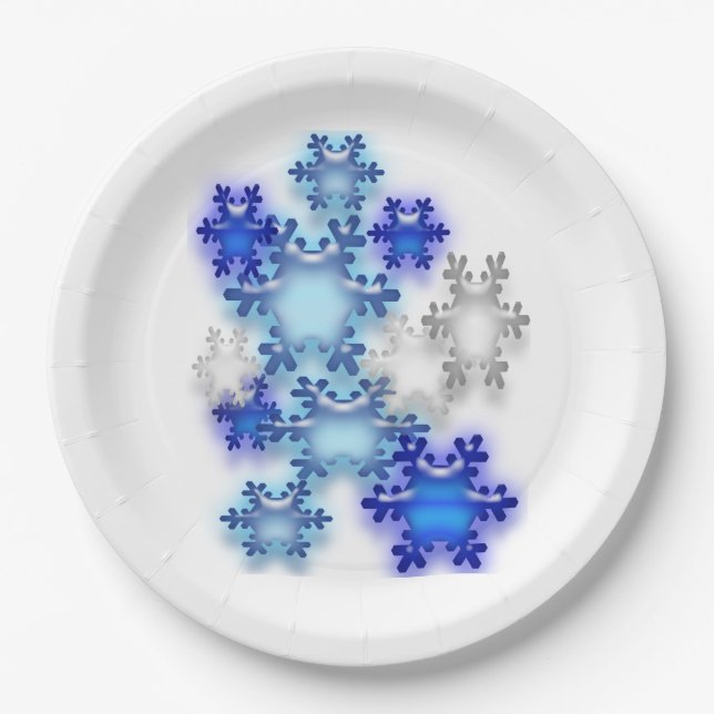 Paper Plate - 3D Snowflakes (Front)