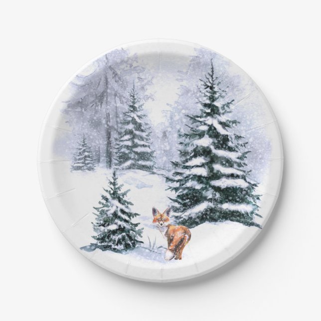 Paper Plate, 7" Round Paper Plate, Paper Plate (Front)