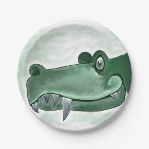 Paper Plate Alligator