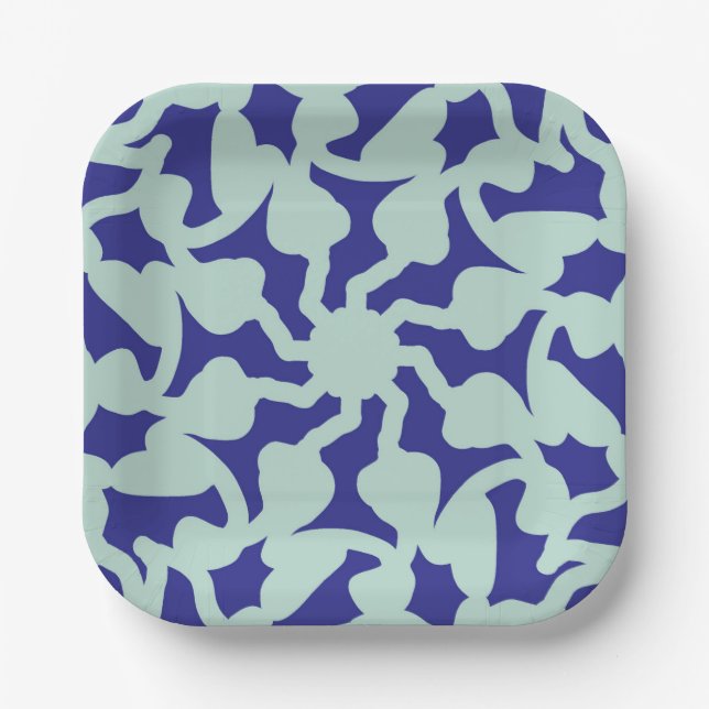 Paper Plate, An Elegant classic floral pattern   Plate (Front)