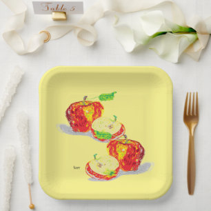 Paper Plate : Apples