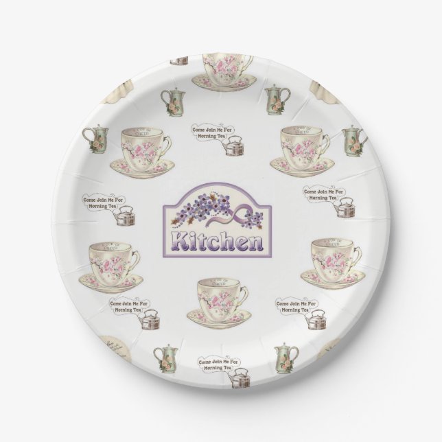 Paper Plate Breakfast Tea (Front)