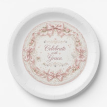 Paper Plate celebrate with grace