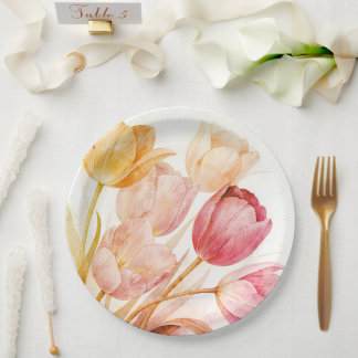 Paper Plate floral wedding/shower