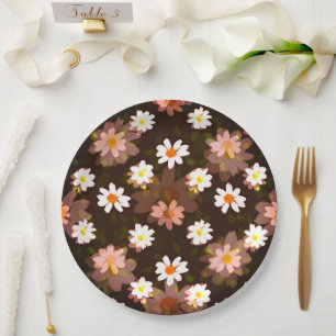 Paper Plate floral wedding/shower