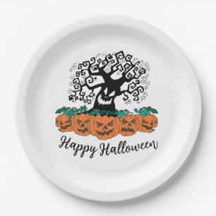 Paper plate  -  for Halloween 
