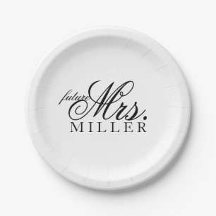 Paper Plate - future Mrs.