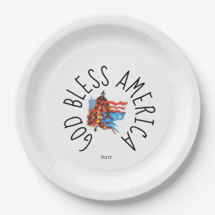 Paper Plate : God Bless America