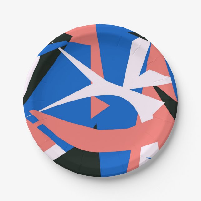 Paper Plate Inspired by Matisse (Front)