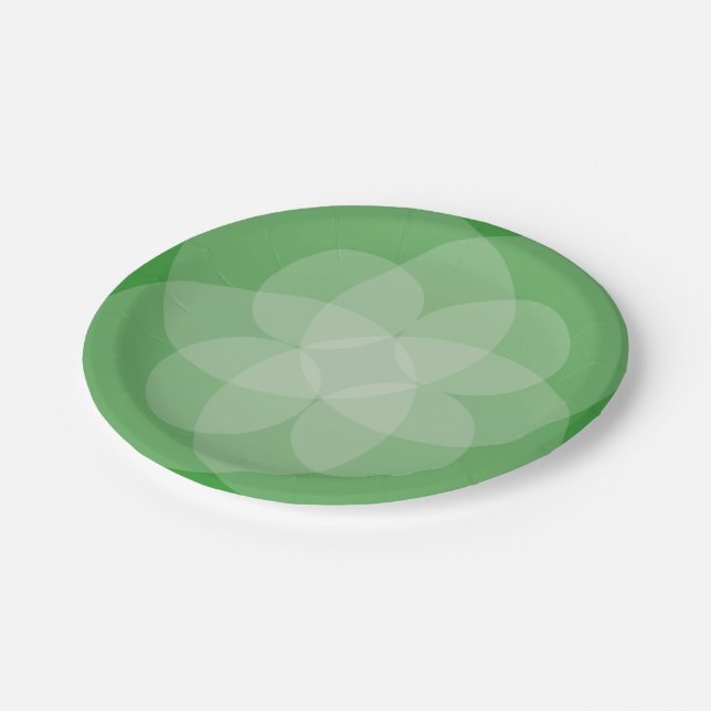 Paper Plate - Intersecting Circles (Angled)