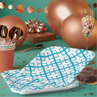 Paper Plate - Intersecting Squares