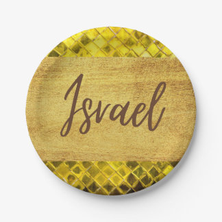 Paper Plate Party Crafts Israel Yellow Abstract