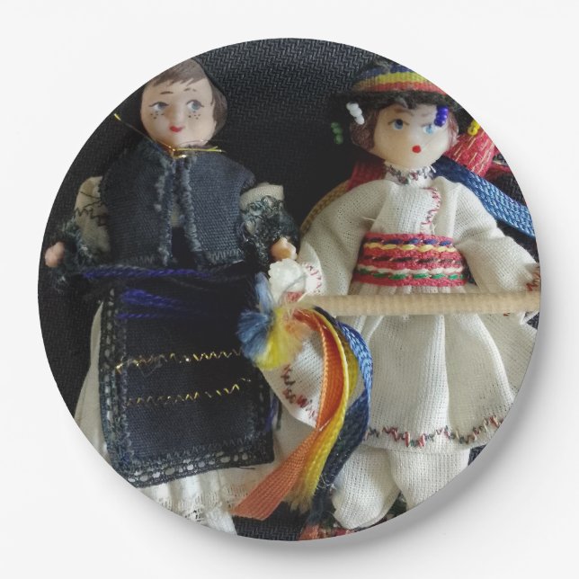 Paper Plate Romanian Wedding (Front)