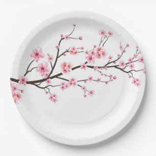 PAPER PLATE : SAKURA BLOSSOMS