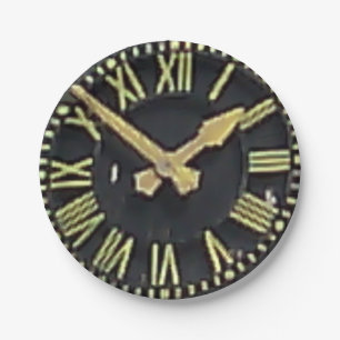 Paper Plate: Sefton Church Clock Plate