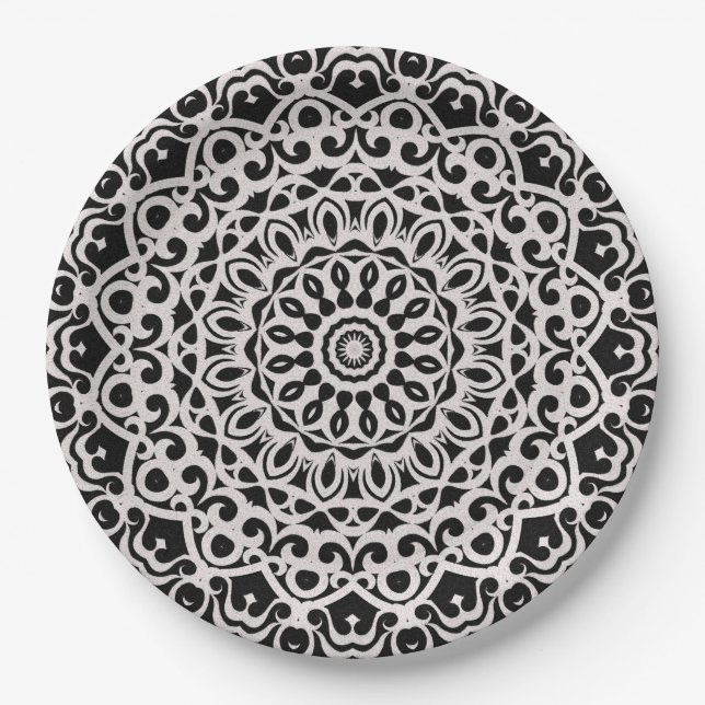 Paper Plate Tribal Mandala G385 (Front)