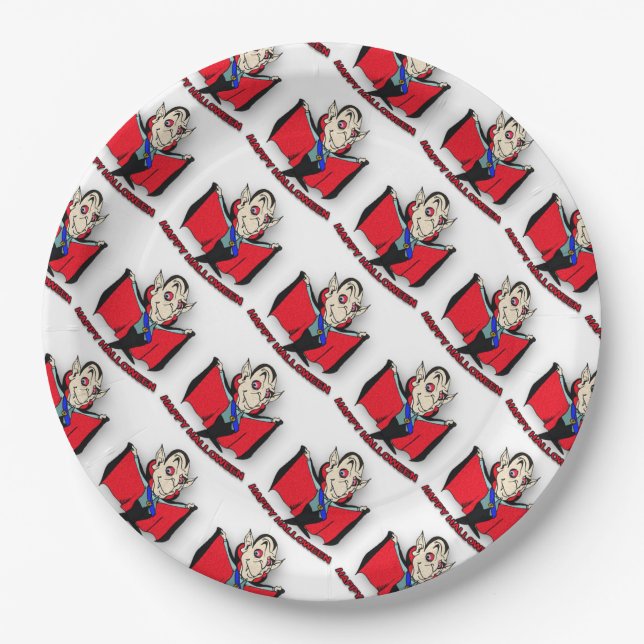 Paper Plates 9"/Vampire (Front)