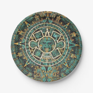 Paper Plates, Aztec Plate