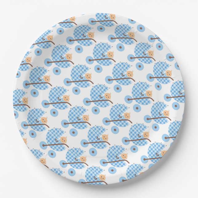 Paper Plates/Baby Boy Plate (Front)