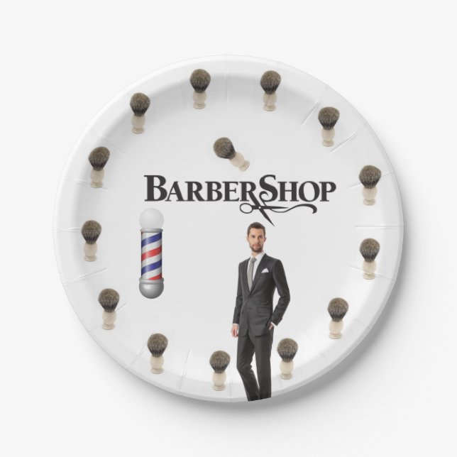 Paper Plates Barber (Front)