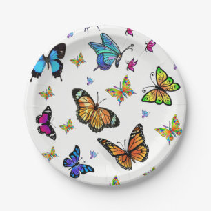 Paper plates Butterfly