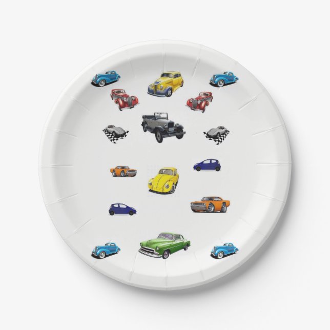 Paper plates Cars (Front)