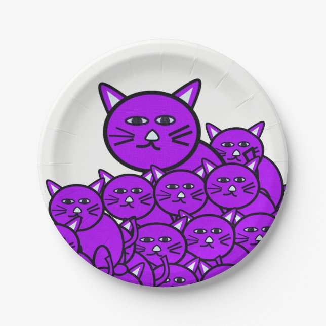 Paper plates Cats (Front)