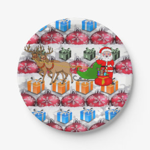 Paper plates Christmas