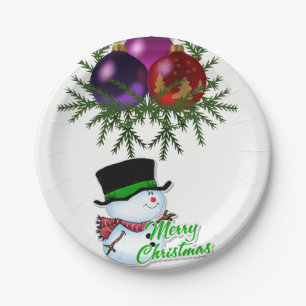 Paper plates Christmas