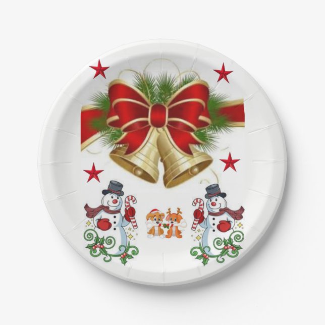 Paper plates Christmas (Front)