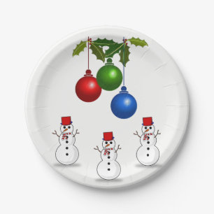 Paper plates Christmas